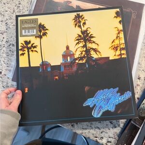 Eagles "Hotel California" Vinyl Album - Yellow & Black Cover